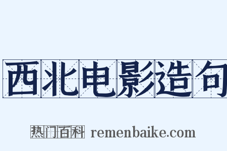 西北电影造句是什么意思的图片